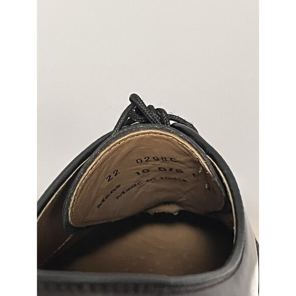 Johnston Murphy Optima Men's Melton Cap Toe Shoe 10 D Burgundy Calfskin 22-02985 - Picture 3 of 10